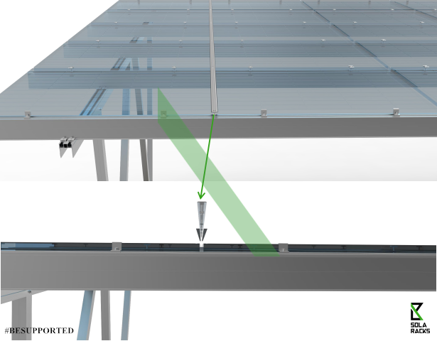 solar canopy, solar carport, solar carpark, solar carport structure, solar carpark structure, EV charging station, charging station, electric vehicle charging, Solaracks Canopy mounting system