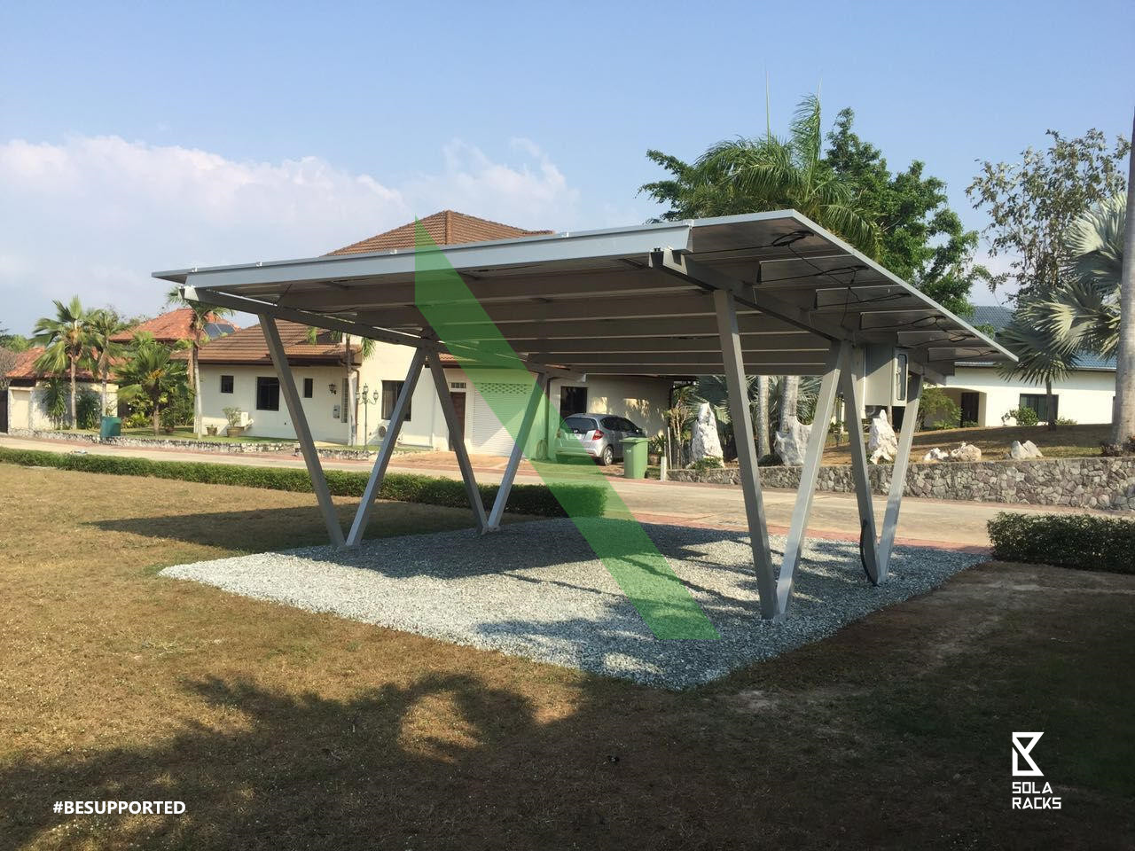 Carport solar mount system