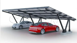 Solar Car Parking Mounting Structures Waterproof Solar Carport Mounting System 