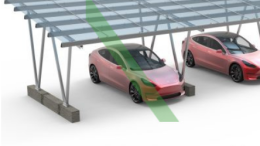 Carport solar mount system