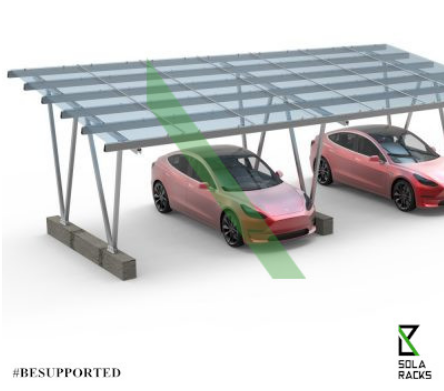 Carport solar mount system