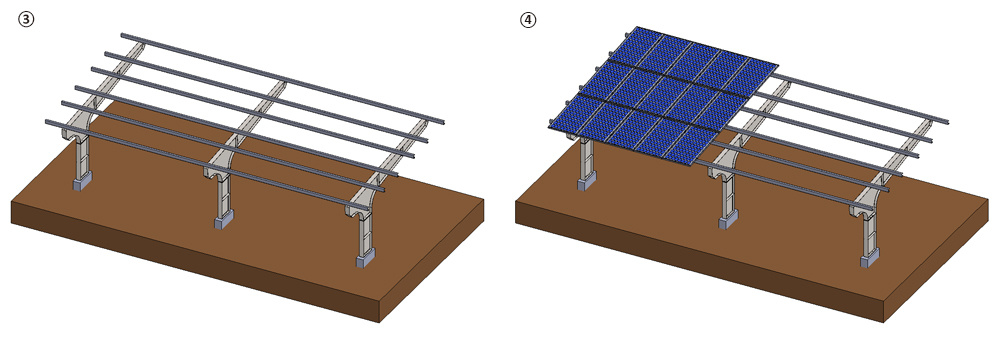 Galvanized Steel Solar Carport Mounting System – Reliable and Durable Solar Solution