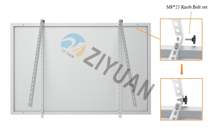 Adjustable Balcony Mounting Kit for Residential Solar Panels – Easy, Durable, and Efficient