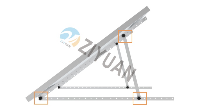 Adjustable Balcony Mounting Kit for Residential Solar Panels – Easy, Durable, and Efficient