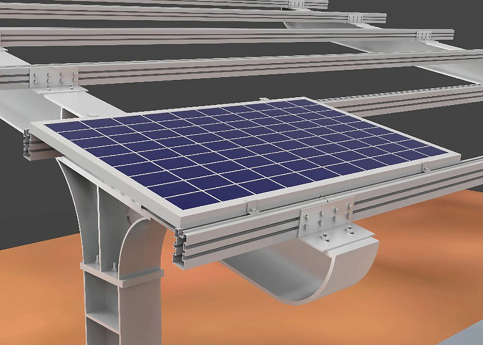 Steel Solar Carport Mounting
