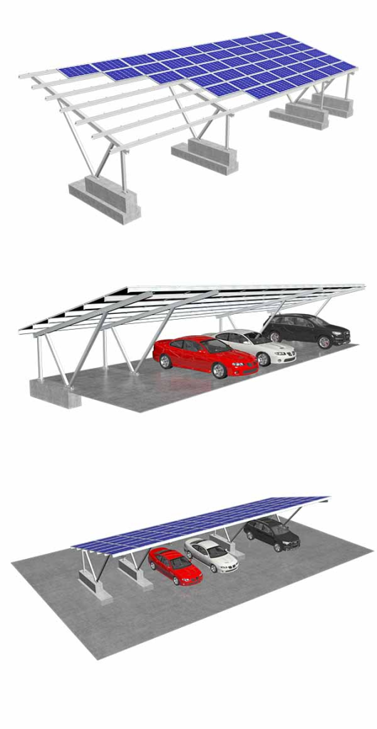 Waterproof Solar Carport Mounting System