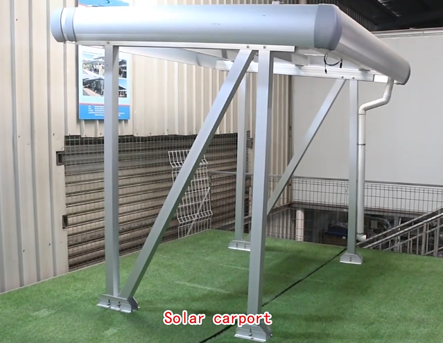 Waterproof Carport Solar Mounting Structure – EPR-006 | High ROI Solar Carport System