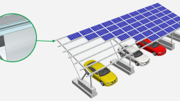 Waterproof Solar Carport Mounting System
