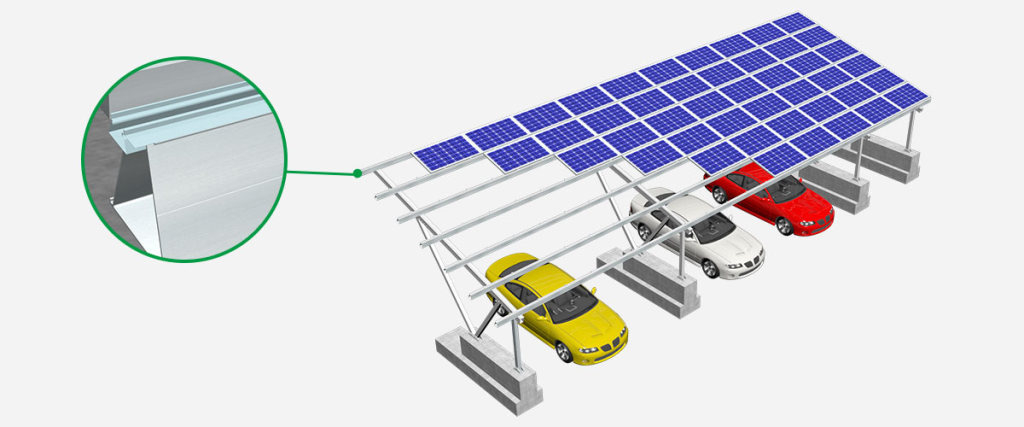 Waterproof Solar Carport Mounting System