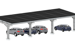 7-Shaped Steel Structure Solar Carport Mounting System | Easy & Fast Installation