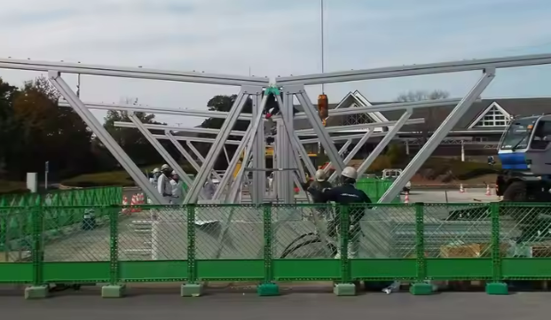 CAC Non-Waterproof Solar Carport Mounting System | Fast Installation with Minimal Overhead Work