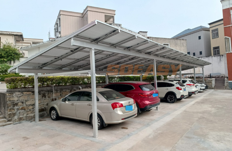 CAC Non-Waterproof Solar Carport Mounting System | Fast Installation with Minimal Overhead Work