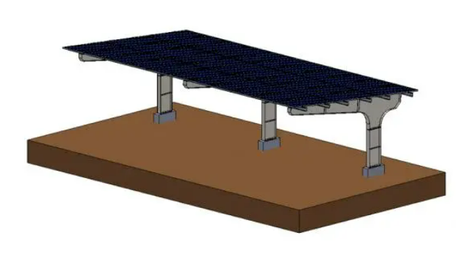 Galvanized Steel Solar Carport Mounting System – Reliable and Durable Solar Solution