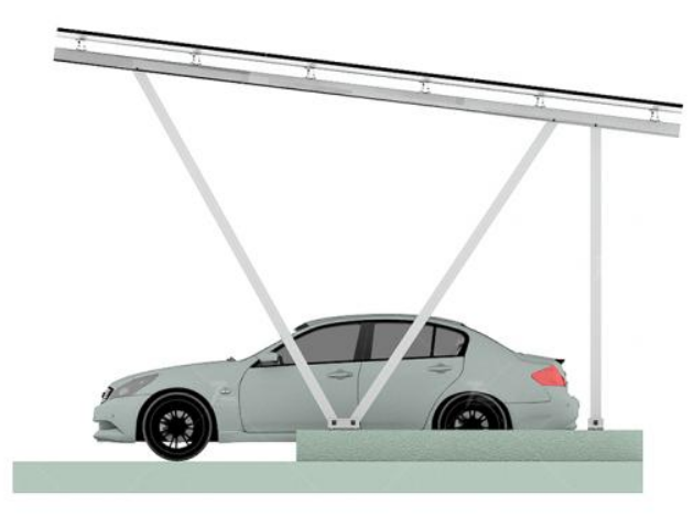 Aluminum Solar Carport Mounting System