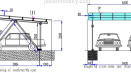 W Type Canopies: Durable and Efficient Solar Carport Mounting Systems