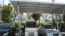 Two Car Solar Panel Carport Ground Mounting System Aluminum Double Canopy Carports Racks For Parking Lot