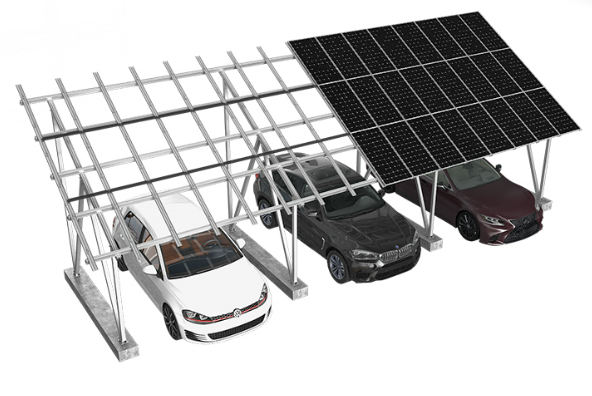 Aluminum PV Carports Solar Mounting Systems – Cost-Effective Clean Energy for Parking Lots | JM Solar