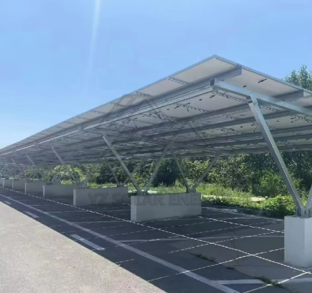 Aluminum Solar Carport Mounting System | Lightweight & Corrosion-Resistant Structure for Efficient PV Installations