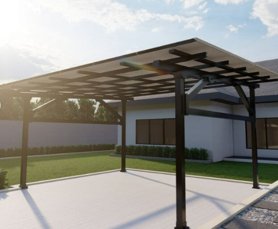 CRX Residential Steel Carport – Premium Solar Mounting System for Residential Use