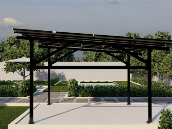 CRX Residential Steel Carport – Premium Solar Mounting System for Residential Use