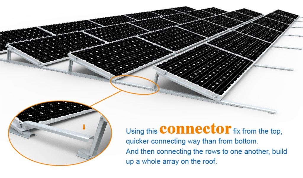 Chiko Ballast I-2 Flat Roof Mount System: Efficient, Lightweight Solar Solution