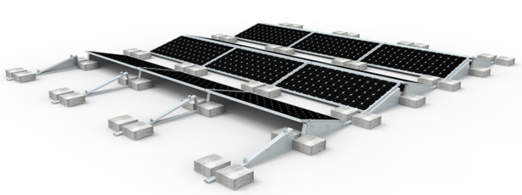 Chiko Ballast I-2 Flat Roof Mount: Lightweight and Efficient Solar Solution