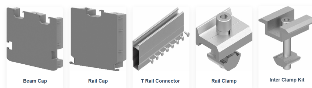 Solar Single Cantilever Hot-Dip Galvanized Steel Carport