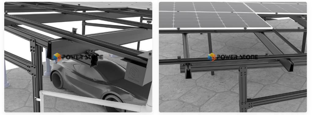 Power Stone Waterproof Solar Carport Mounting System