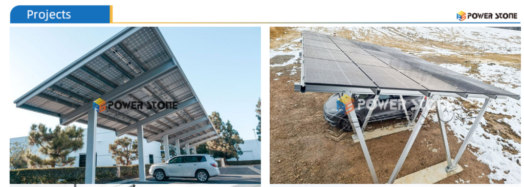Power Stone Waterproof Solar Carport Mounting System
