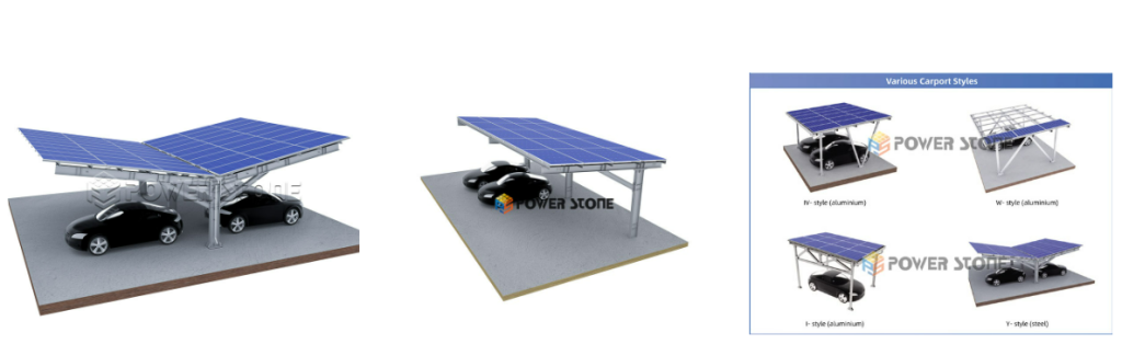 Power Stone Aluminium Solar Carport Mounting System