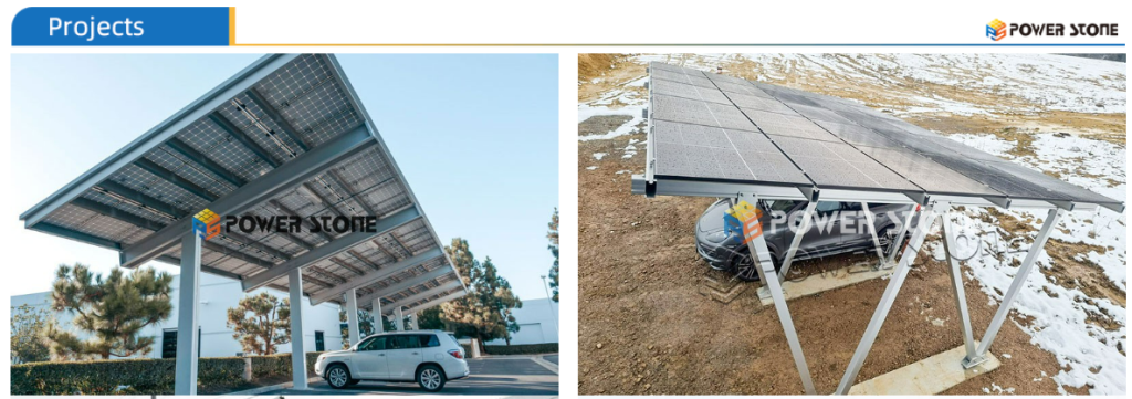 Power Stone Aluminium Solar Carport Mounting System