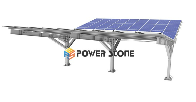 Power Stone Y-Style Steel Solar Carport Mounting System