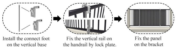 CORIGY BSM02 Fixed Balcony Solar Power Rack