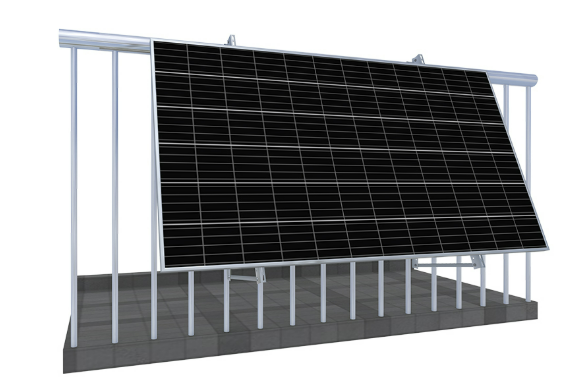 Aluminum Triangle Balcony Solar Mounting Structure
