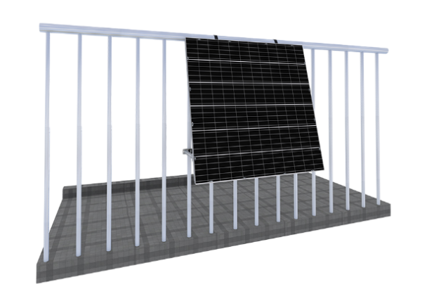 Balcony Solar Mounting Structure for Flexible Module