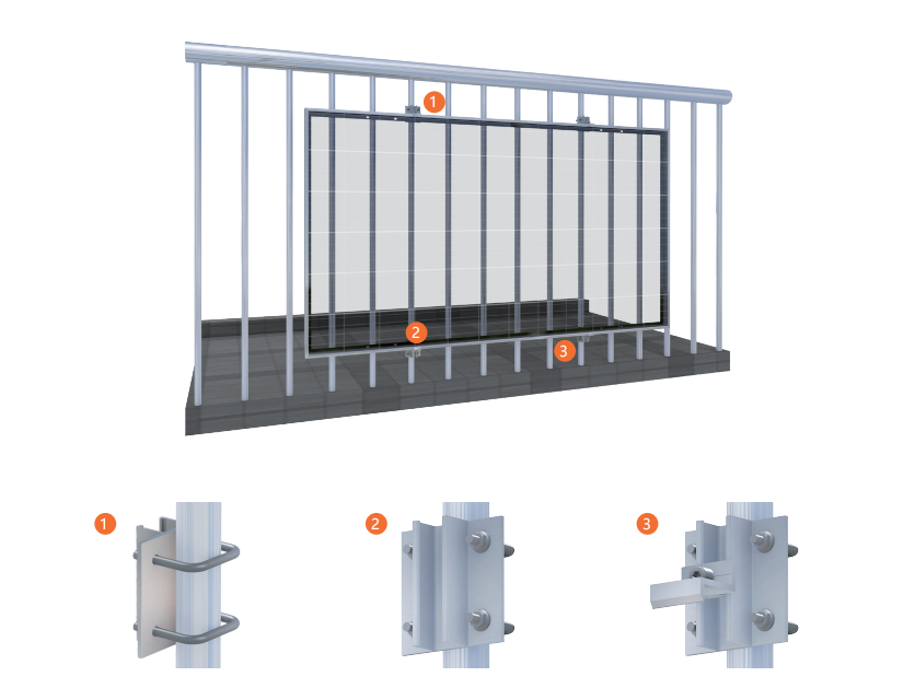 Compact Balcony Solar Mount System – Urban Photovoltaic Mounting Solution for Apartments and Condos