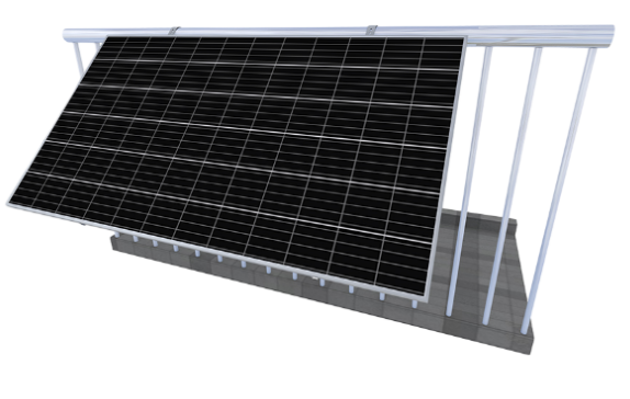 Hanging Balcony Solar Mount – Lightweight, Removable Solar Solution for Apartment Living