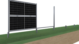 Bifacial Solar Fence System – Vertical Dual-Sided Solar & Security Solution for Farms and Commercial Land