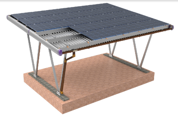 Waterproof & Windproof Solar Carport Mount Structure