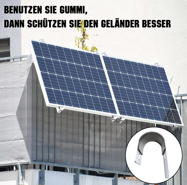 Adjustable Solar Panel Mounting System - Balcony Solar Mount Kit