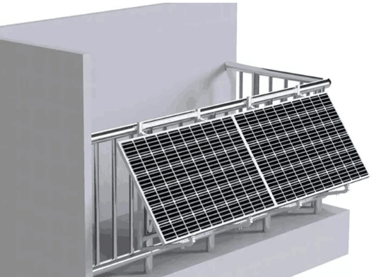 Soportes de Montaje Ajustables para Paneles Solares en Balcones