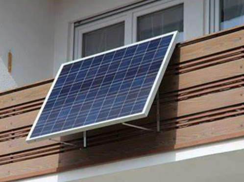 Soportes de Montaje Ajustables para Paneles Solares en Balcones