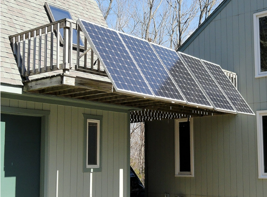 Soportes de Montaje Ajustables para Paneles Solares en Balcones