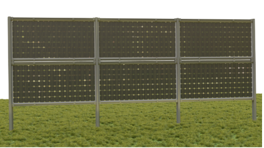 Estructura de Montaje Solar en Tierra para Sistemas de Paneles Solares Verticales