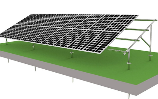 Estructura de Montaje Solar en Tierra para Sistemas de Paneles Solares Verticales