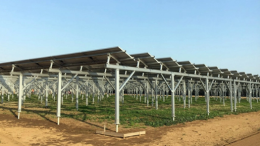 Solar Ground Mounting Structure for Vertical Solar Panel Systems