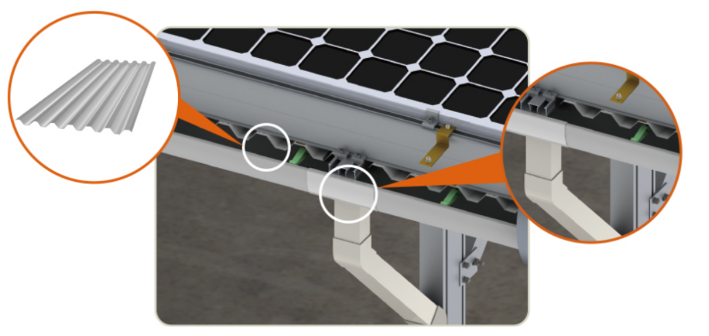 Waterproof & Windproof Solar Carport Mount Structure