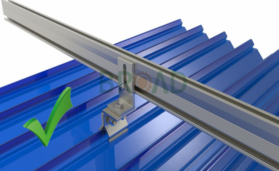 Solar Mounting Rails | AL6005-T5 Aluminum Rail for Roof Solar Panel Systems