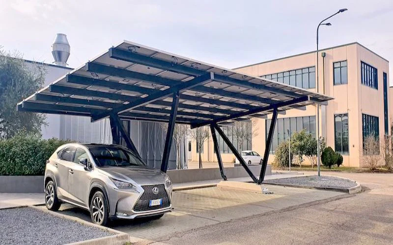 Aluminum Solar Carport Structure | Durable and Sustainable PV Mounting System