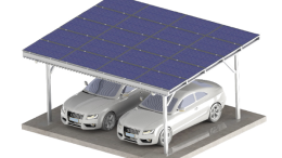 Aluminum Pile Solar Carport